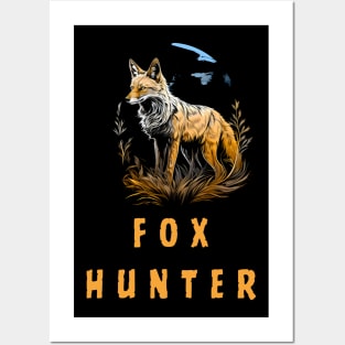 fox hunting Posters and Art